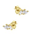 Gorgeous CZ Stone Silver Stud Earring STS-6305